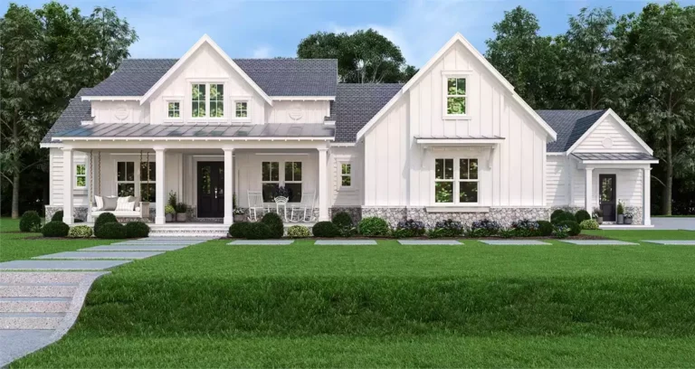 2,484 S.F. Updated Farmhouse Style Floor Plan with 2 Floors