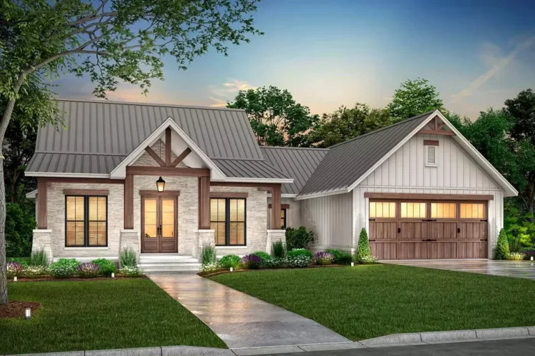 Step Inside the Rustic Elegance – 3 Bedroom Craftsman Home in the Heart of Texas Hill Country (Floor Plan)