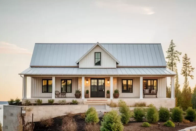 1-Story Modern Farmhouse Plan with 3-Beds and a Flex Room (Floor Plan)
