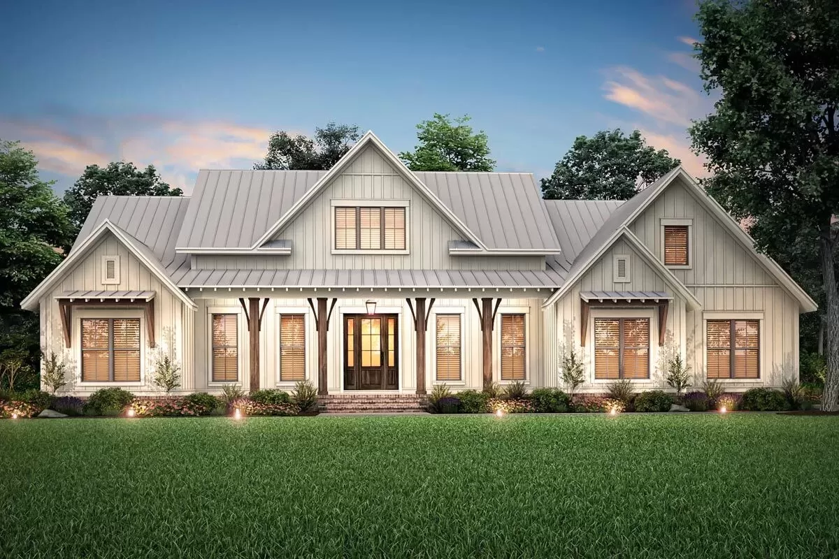 Spacious Elegance in the Countryside: A 3-4 Bedroom Modern Farmhouse ...