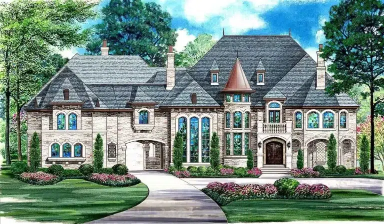 2-Story Ceilings Abound (Floor Plan)