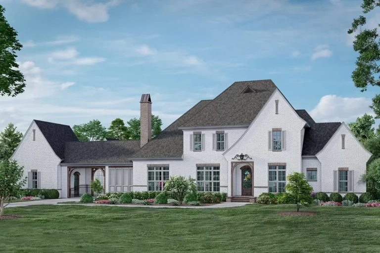 Sleek and Spacious 5-Bed House Plan with In-law Suite (Floor Plan)