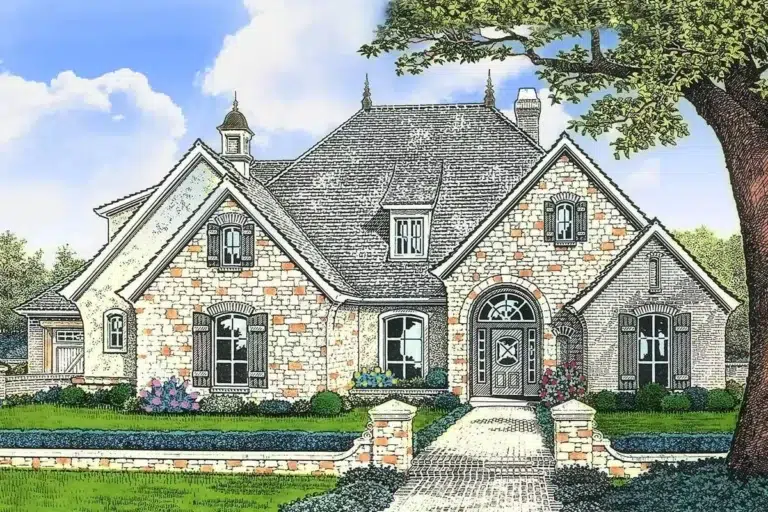 European Styling with Options (Floor Plan)