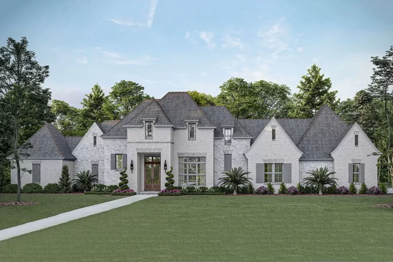 Exclusive 2-Story Home Plan with Private Master Bedroom (Floor Plan)