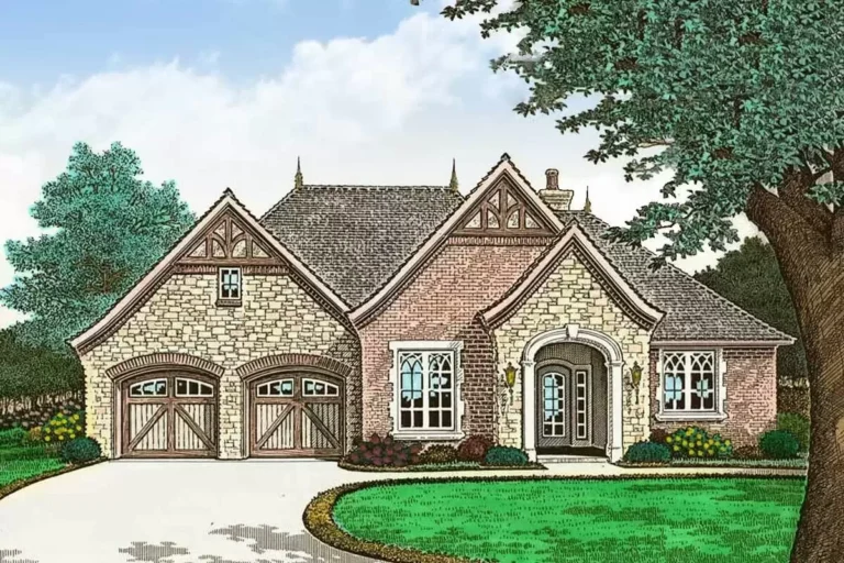 French Country Cottage with Outdoor living (Floor Plan)