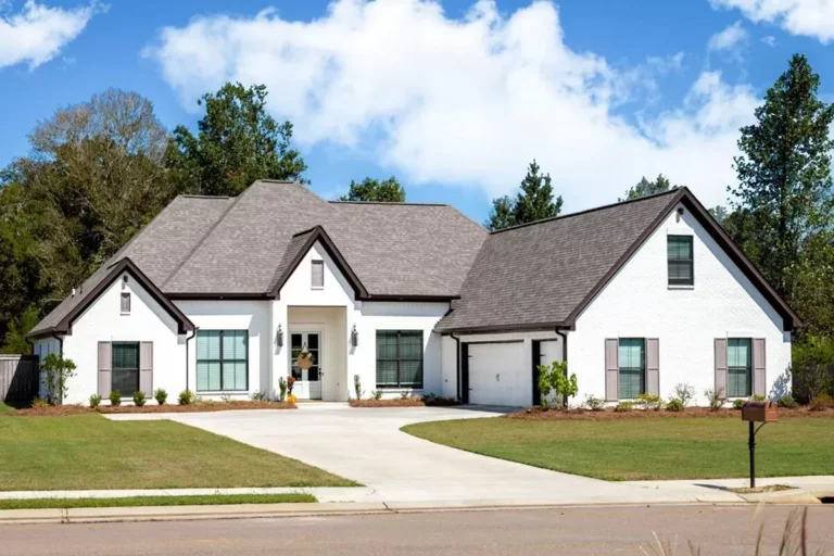 Fresh Acadian House Plan with Bonus Room above Garage (Floor Plan)