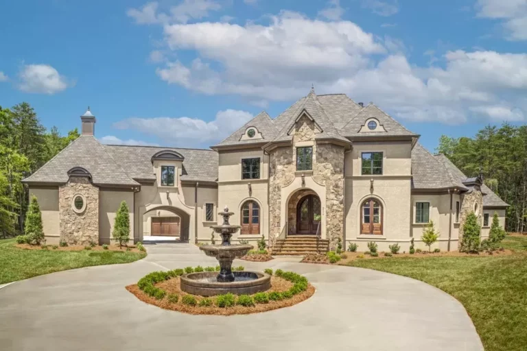 Luxurious European House Plan with Second-level Man Cave and Theater (Floor Plan)