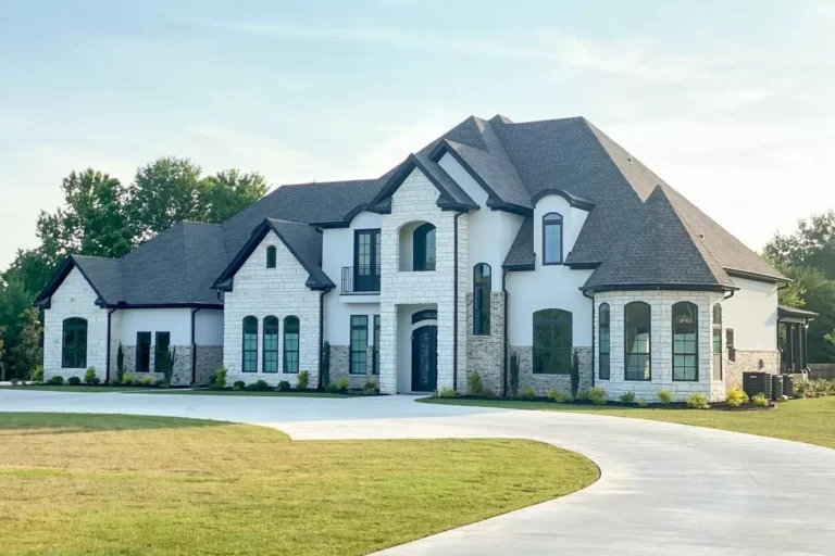 Luxury European Home Plan with Two Master Suites and Laundry Rooms (Floor Plan)