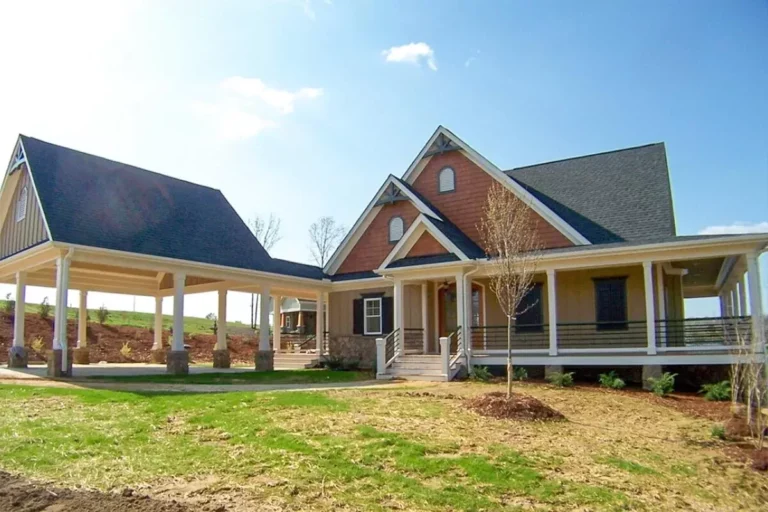 Retreat with Full Wraparound Porch (Floor Plan)