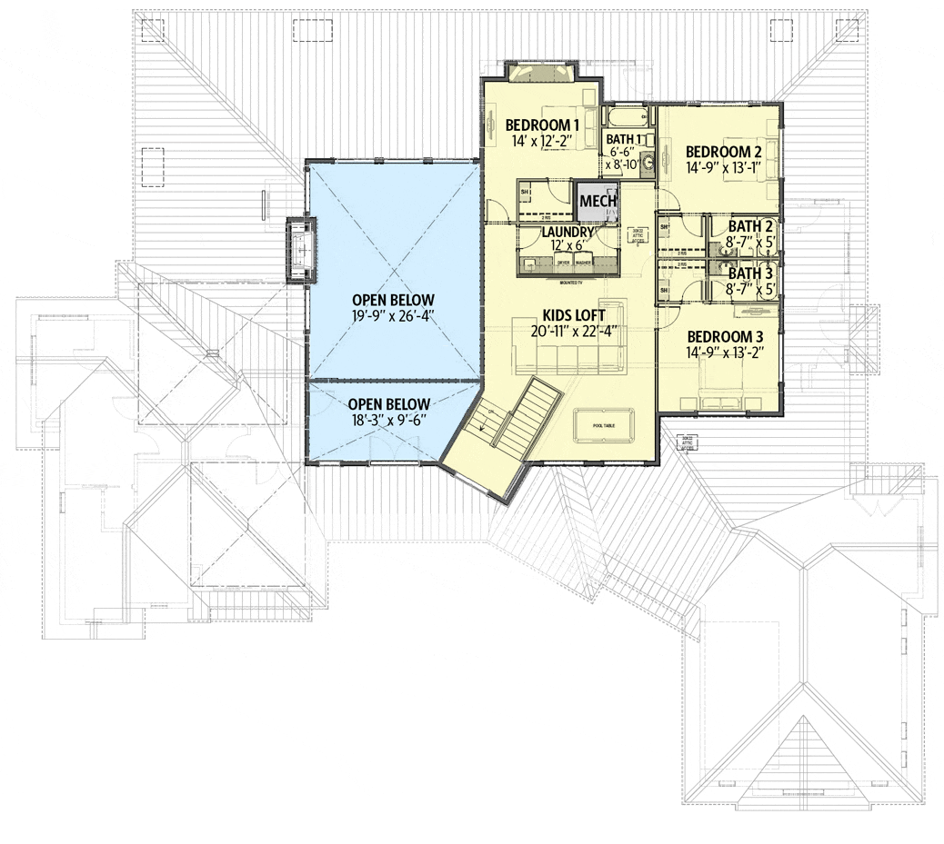 Spacious 2-Story Home Plan with Option to Finish Lower Level (Floor ...