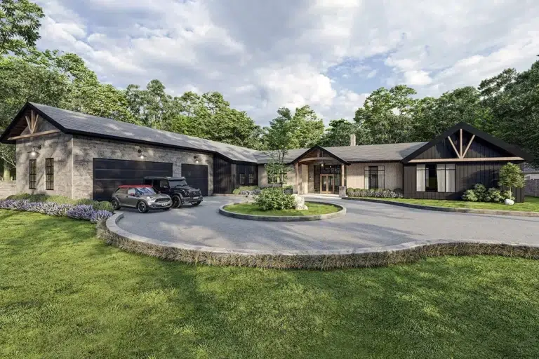 Spacious Ranch House Plan with Wine Cellar and Flex Room (Floor Plan)