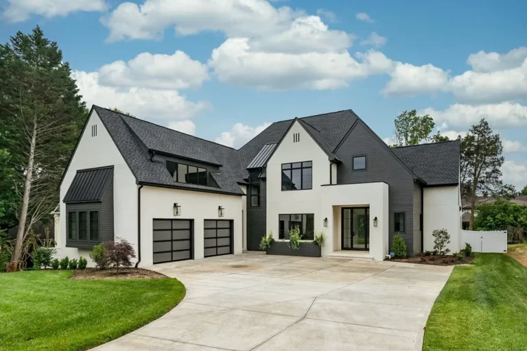 Transitional Acadian Home Plan with Optional 3rd Floor Media Room (Floor Plan)