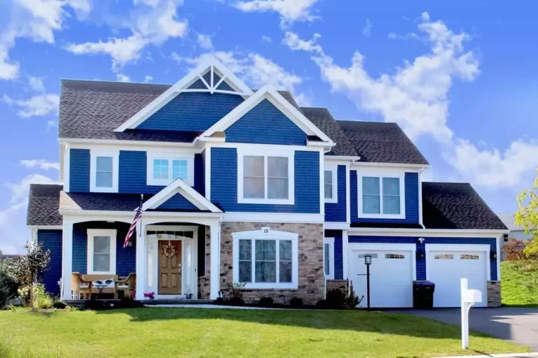 Two-Story Craftsman Home Plan with Second-Level Bedrooms (Floor Plan)