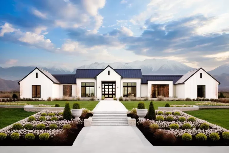 Contemporary Ranch Plan with Split Bedroom Closed Layout – 3370 Sq Ft (Floor Plan)
