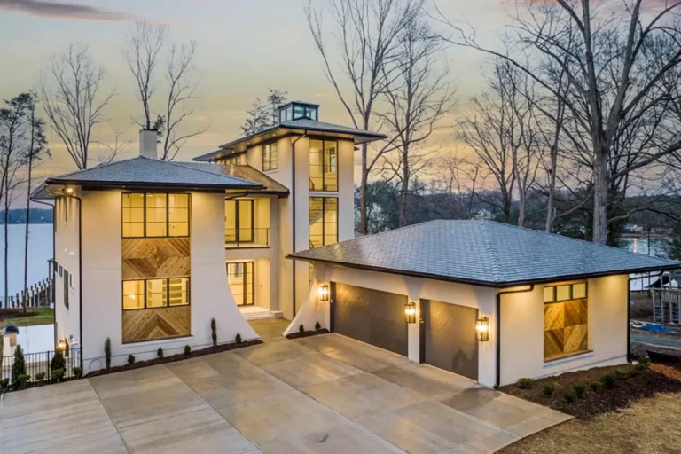 Exclusive Contemporary House Plan with Optional Walkout Basement and Sky Office (Floor Plan)