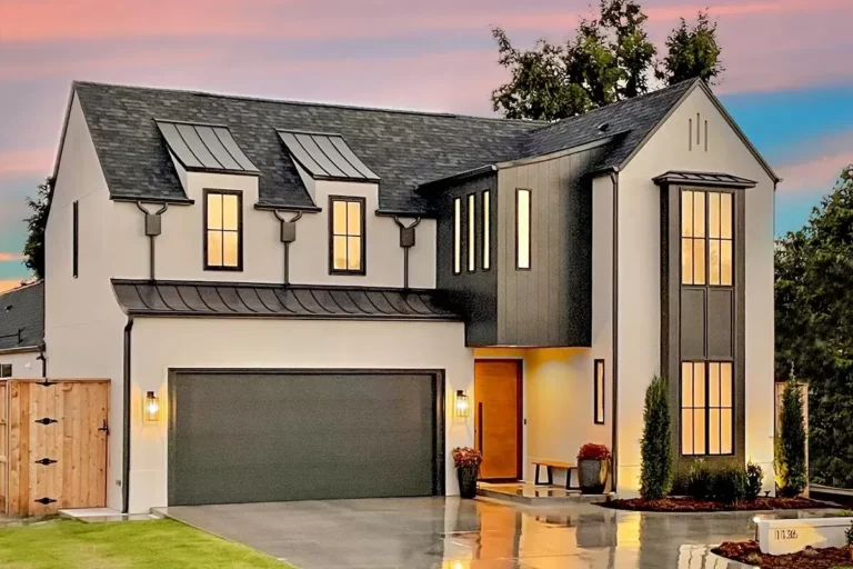 Transitional 3-Bed Scandinavian-Style House Plan with Home Office and Open Layout (Floor Plan)