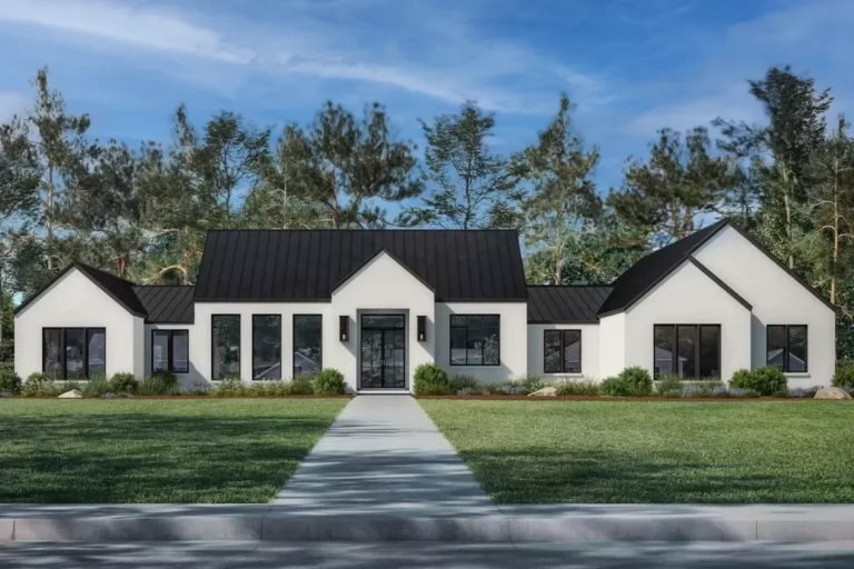 Transitional One-Story House Plan with Scandinavian Vibe – 2650 Sq Ft (Floor Plan)