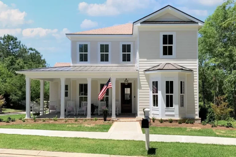 Exclusive Southern Country House Plan with an L-shaped Front Porch (Floor Plan)