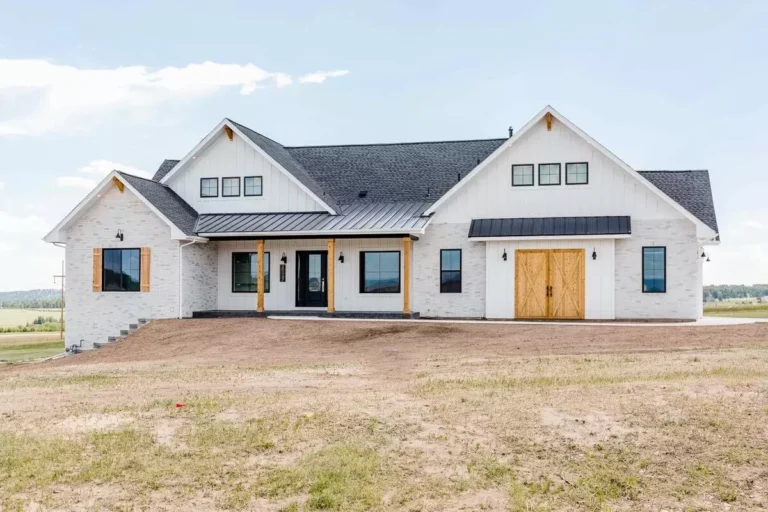 Exclusive Open Concept 2-Bed New American Farmhouse with Home Office (Floor Plan)