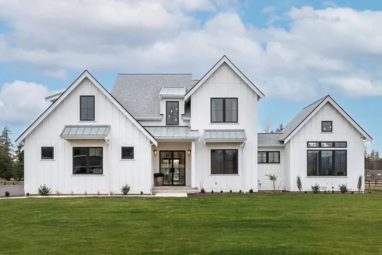 2-Story Modern Farmhouse with Office and Hearth Room (Floor Plan)
