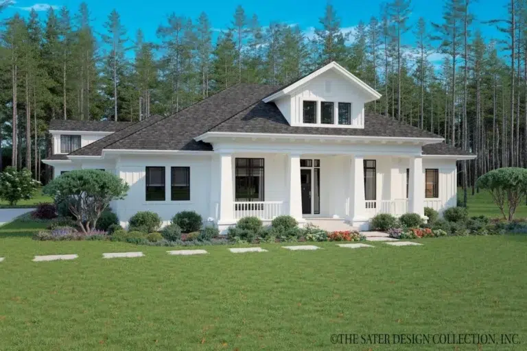 3 Bed and 4 Bath Modern Farmhouse Under 2600 Square Feet (Floor Plan)