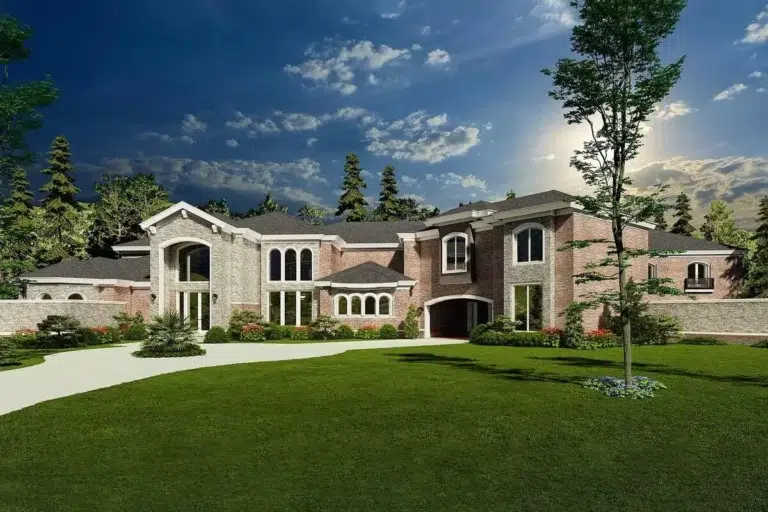 Top-of-the-Line European House Plan (Floor Plan)