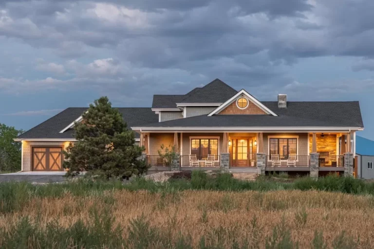 3700 Square Foot Mountain Farmhouse with Wraparound Porch and Lower Level Expansion (Floor Plan)