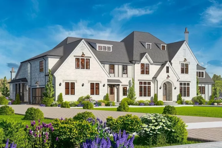 5985 Square Foot Luxury Home Plan with Two Bathrooms in the Main Floor Master Suite (Floor Plan)