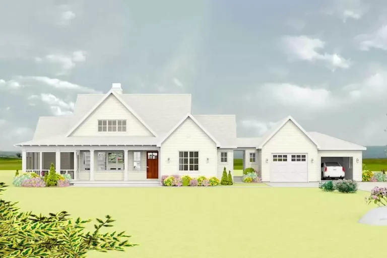 Exclusive Flexible Modern Farmhouse Plan – 1895 Sq Ft (Floor Plan)