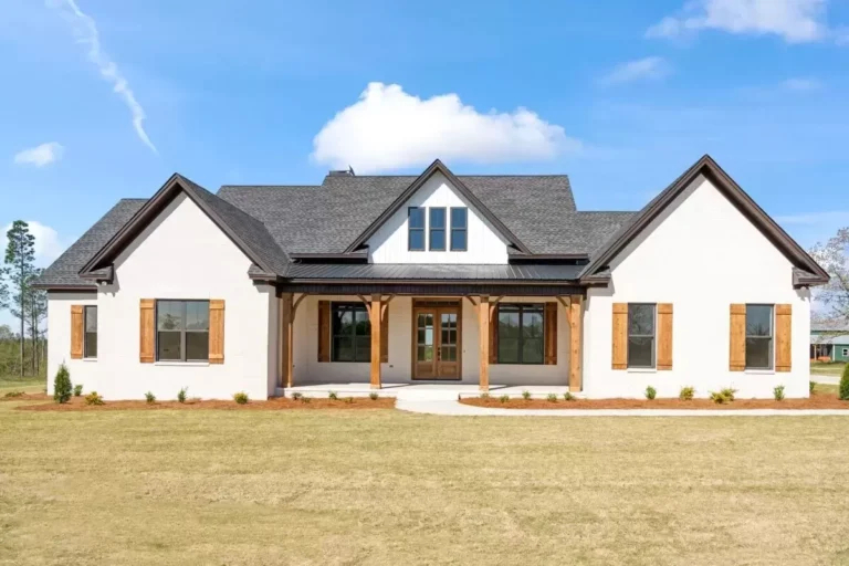 4-Bed Modern Farmhouse Plan with Optional Bonus Room – 3654 sq Ft (Floor Plan)