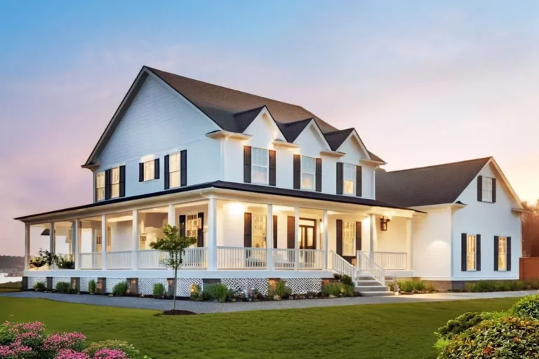 4-Bedroom Traditional Farmhouse with Wrap-Around Porch – 2652 Sq Ft (Floor Plan)