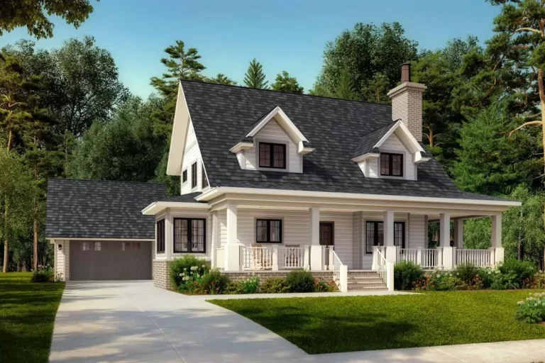 Classic  Country Farmhouse House Plan (Floor Plan)