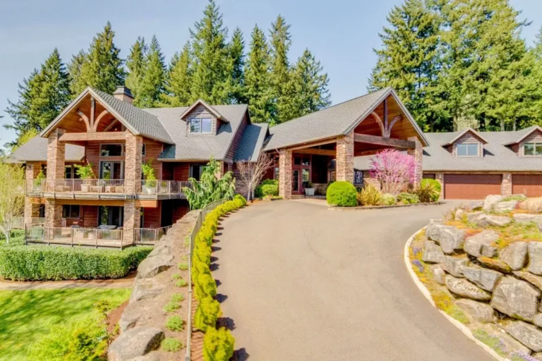 Ultimate Craftsman Mountain Lodge Home Plan (Floor Plan)