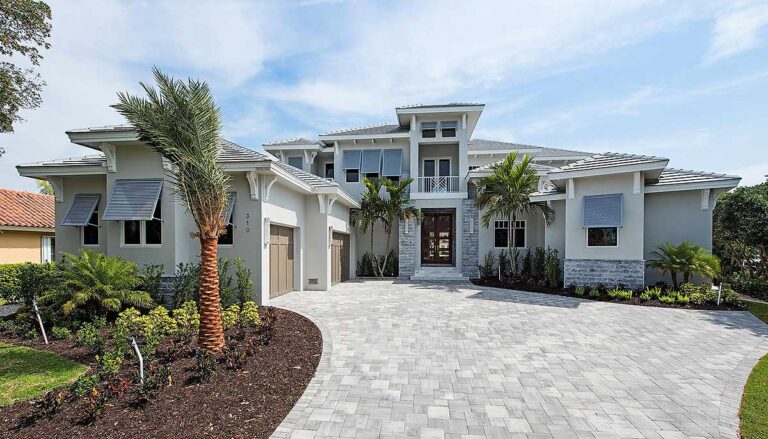 Elaborate Florida House Plan (Floor Plan)