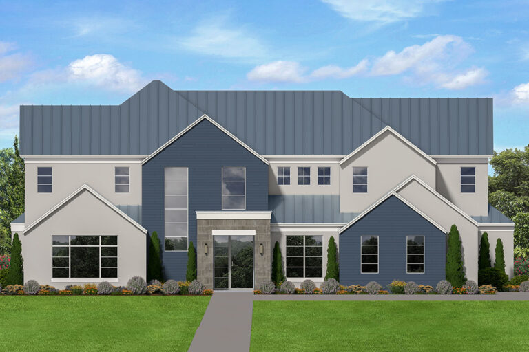 Spacious Modern Home Plan with Double Island Kitchen and Large Lanai (Floor Plan)