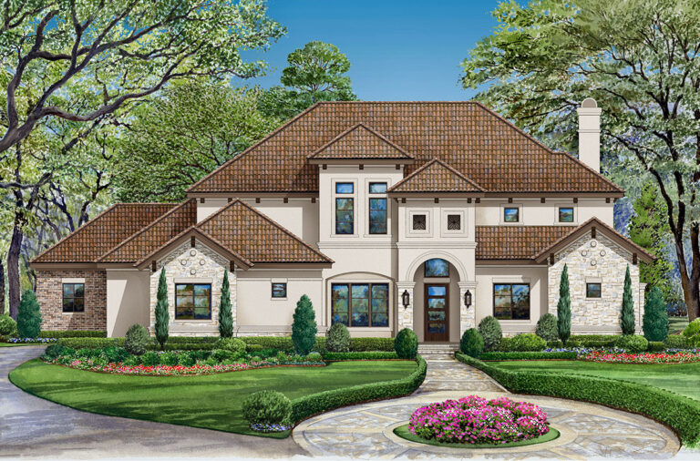 Beautiful Barrel Vaulted Ceilings (Floor Plan)