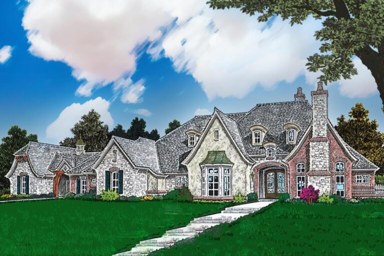 Luxurious European Home Plan (Floor Plan)