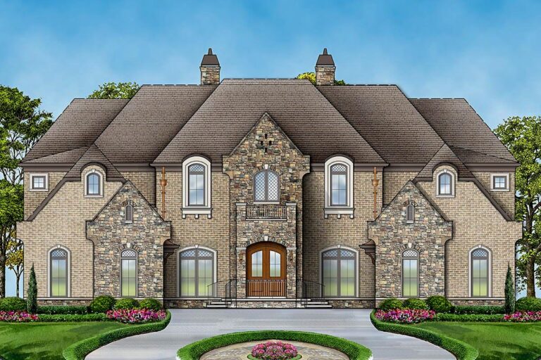 Six Bedroom Luxury Chateau (Floor Plan)