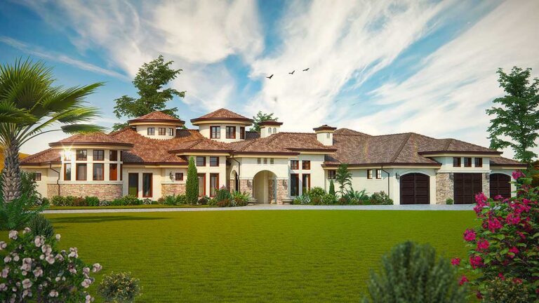 Gorgeous Tuscan Villa (Floor Plan)
