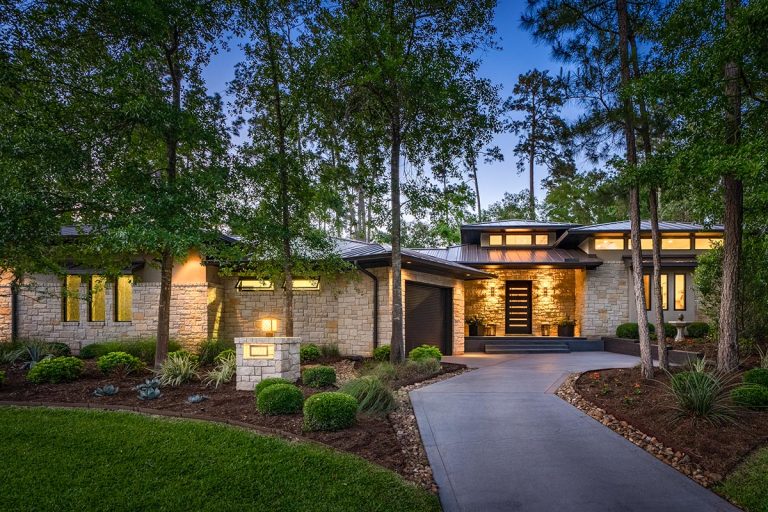 Neo-Prairie Style Home Plan Under 3700 Square Feet with 3 Bedrooms (Floor Plan)
