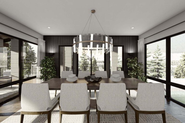Modern House Plan Under 4100 Square Feet with 4 Bedrooms and a Hidden Room Upstairs (Floor Plan)