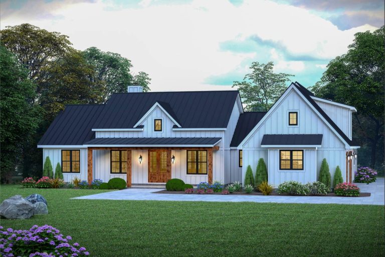 Inviting Modern Farmhouse with Spacious Bonus Room and Outdoor Comfort (Floor Plan)