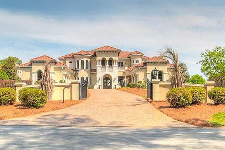 Captivating Mediterranean Design with Second Floor Home Theater – 6718 Sq Ft (Floor Plan)