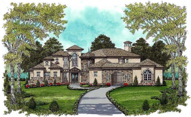 European Estate Home (Floor Plan)
