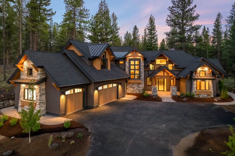 Grand 5-Bed Mountain Craftsman House Plan with Dual Masters and Bunk Room (Floor Plan)