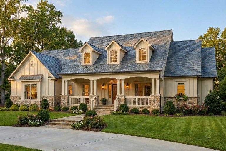 Charming Country Farmhouse Plan with 4 Bedrooms and Optional Bonus Room (Floor Plan)