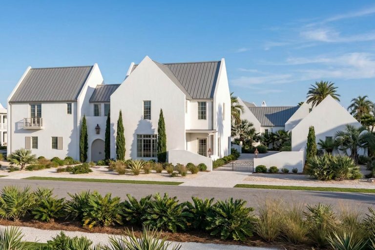 Spacious Coastal Contemporary House Plan with 5 Bedrooms and 3-Car Garage (Floor Plan)