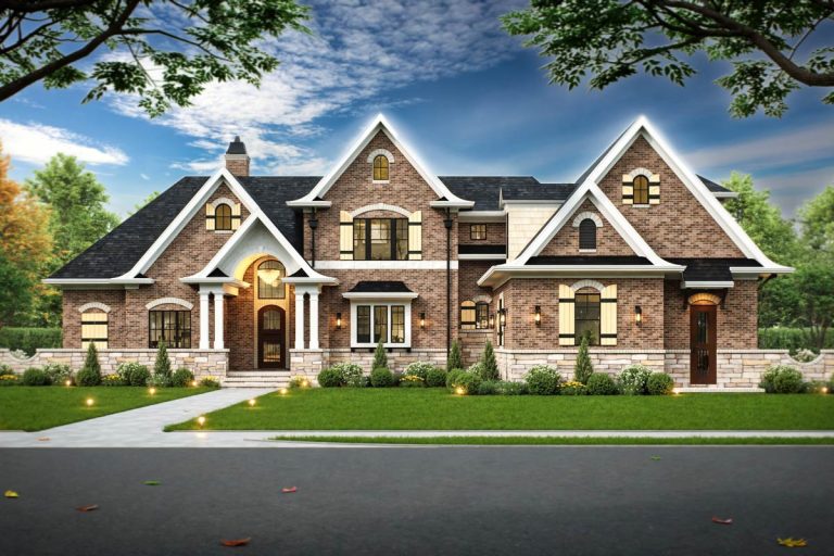 Classic House Plan with In-Law Apartment Option – 1999 Sq Ft (Floor Plan)
