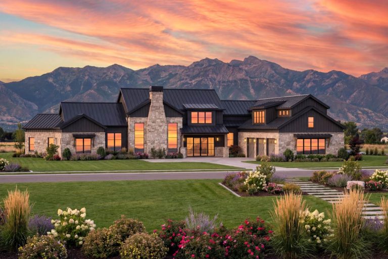 Modern Hill Country House Plan with Angled Master Suite – 4446 Sq Ft (Floor Plan)