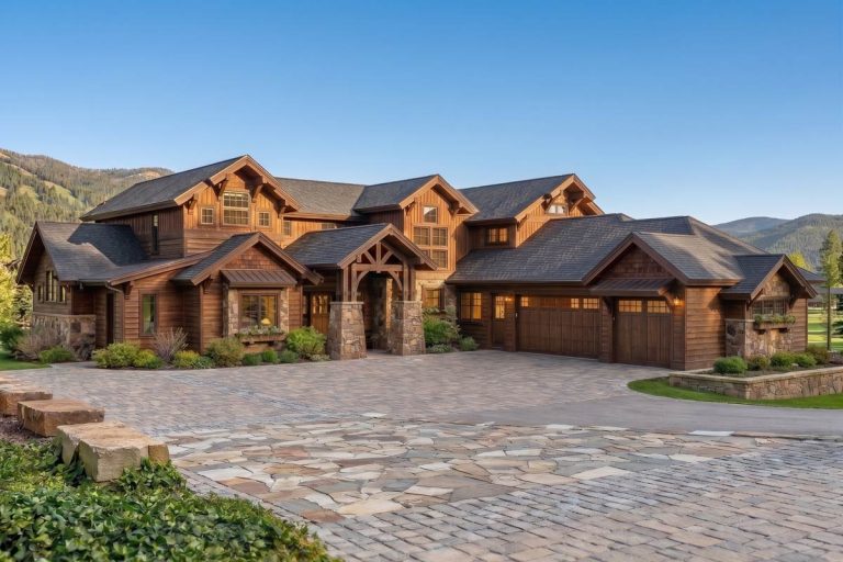 Luxury Mountain Craftsman House Plan with Five Bedrooms and Two Master Suites (Floor Plan)
